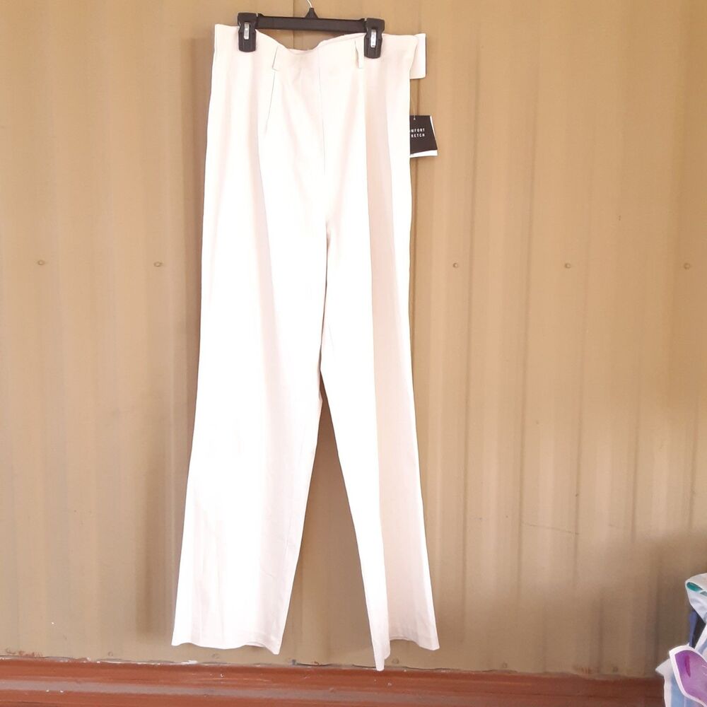 New Sag Harbor Size 12 Color Vainilla High Rise Dress Pants NWT